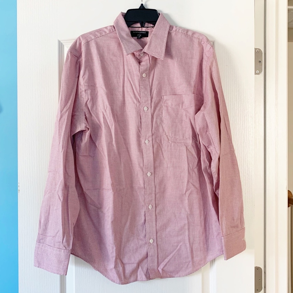 Banana republic button up long sleeve shirt large